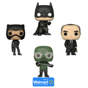 4Pack POP! The Batman 2022 - Batman/Selina Kyle/Oswald Cobblepot/The Riddler Walmart Exclusive
