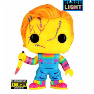 #315 POP! Movies Child's Play Chucky - Chucky Black Light - Entertainment Earth Exclusive