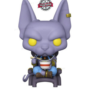 #1110 POP! Dragon Ball Super - Beerus Eating Noodles - LATAM Exclusive