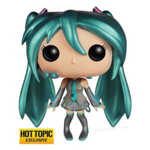 #039 POP! Rocks Vocaloid Hatsune Miku Crypton - Hatsune Miku - HOT TOPIC Ex. (Consultar antes de Comprar)