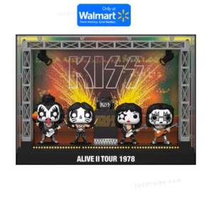 #003 POP! Moment Deluxe - Kiss’ Alive II Tour in 1978 - Walmart Exclusive (Consultar antes de Comprar)